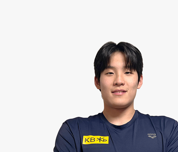 김영범 수영선수의 초상화 사진입니다
