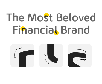 English font for the title of KB Financial Group