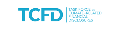 Ini adalah logo Task Force on Climate-Related Financial Disclosures (TCFD).