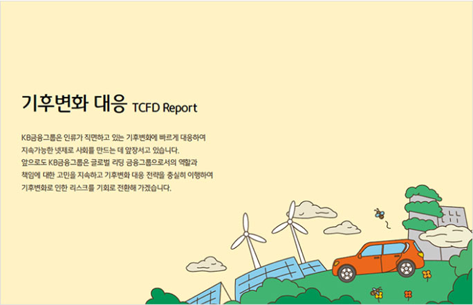 Ini adalah sampul representatif dari Laporan TCFD tentang Aksi Perubahan Iklim tahun 2021